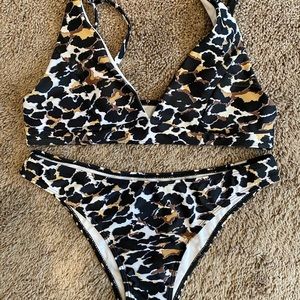 Shein leopard suit